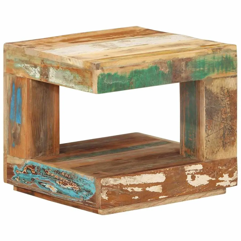 Coffee Table 45x45x40 cm Reclaimed Wood Solid Living Room Accent Side Table
