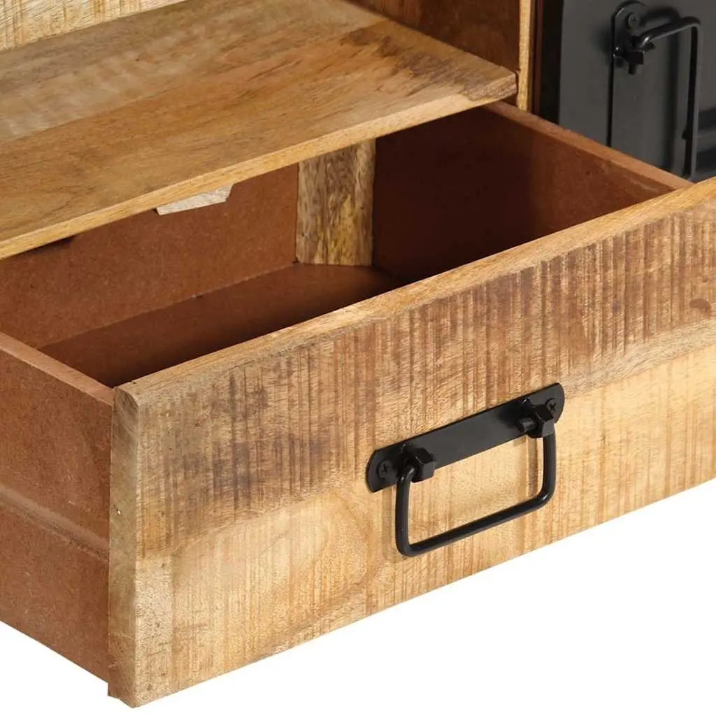 Solid Wood TV Cabinet 120x30x40 cm with Storage