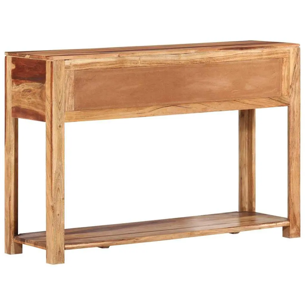 Solid Acacia Wooden Console Table with 3 Drawers