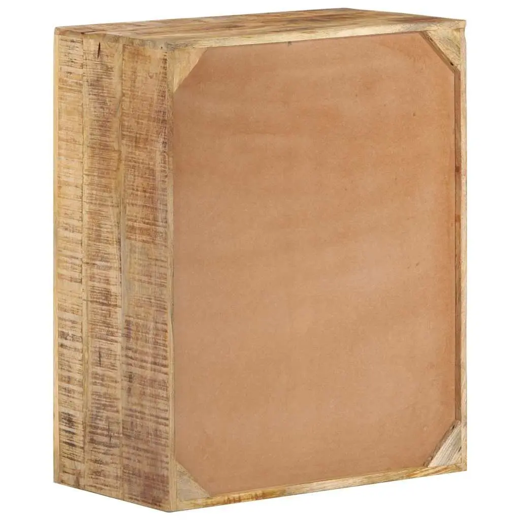 Solid Wood Mango Brown Drawer Cabinet with 3 Drawers