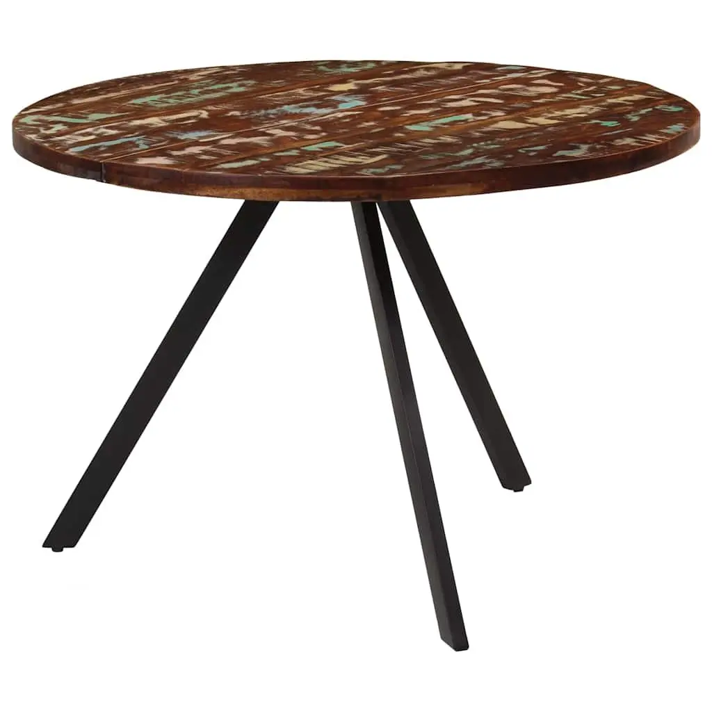 Vintage Style Solid Reclaimed Wood Dining Table 110x75 cm