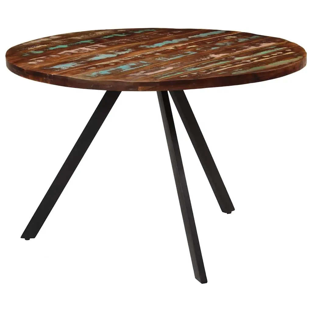 Vintage Style Solid Reclaimed Wood Dining Table 110x75 cm