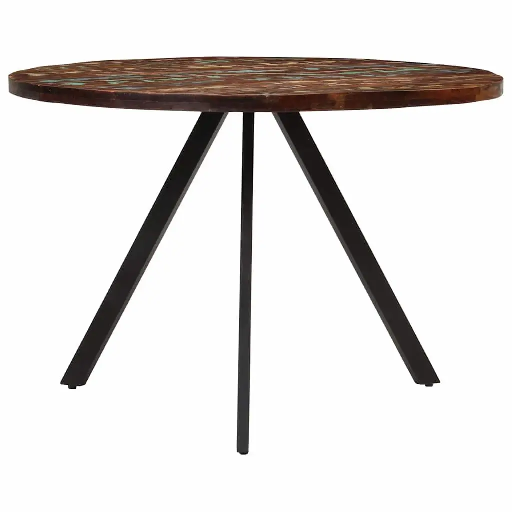 Vintage Style Solid Reclaimed Wood Dining Table 110x75 cm