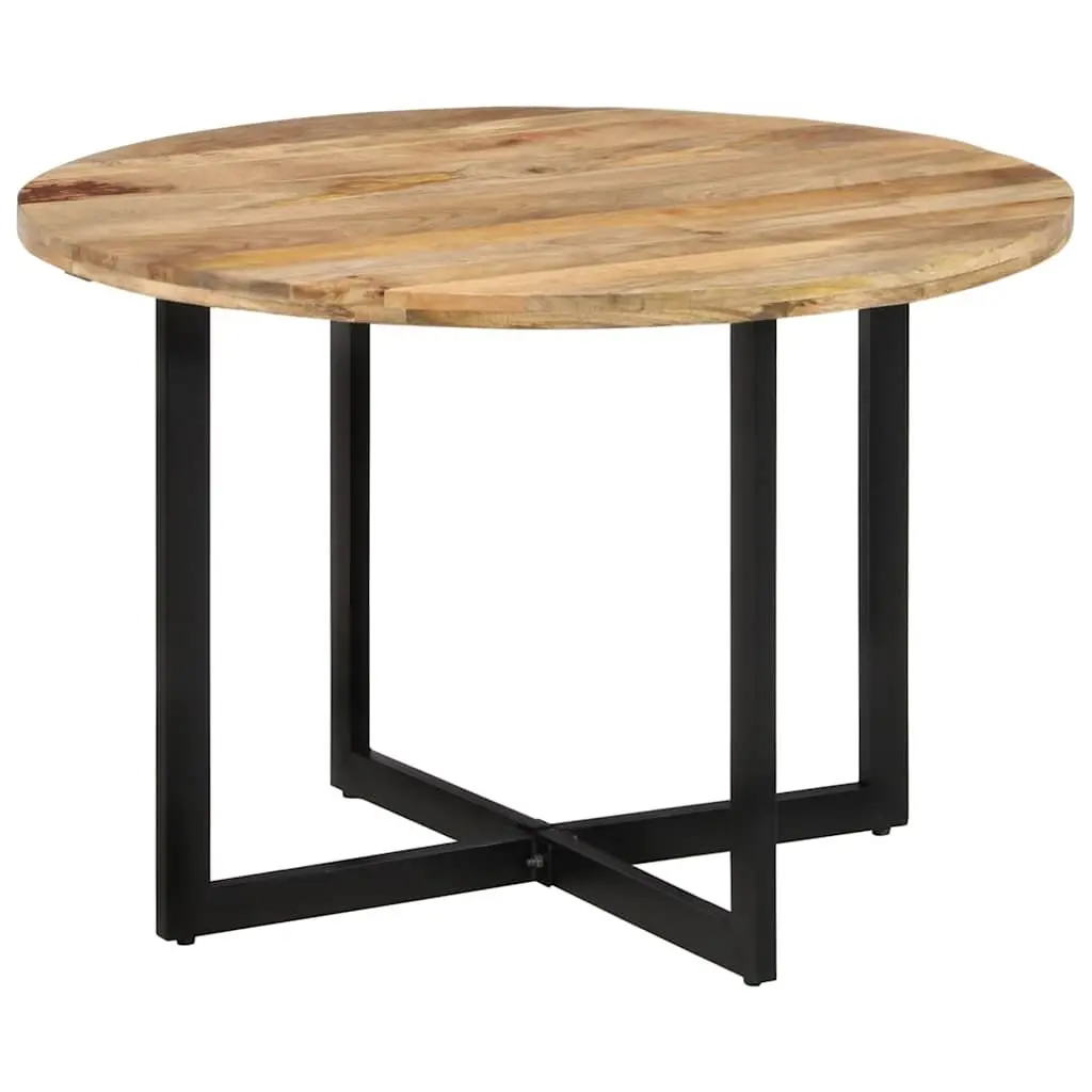 Dining Table 110x75 cm Brown Solid Wood Mango Kitchen Room Furniture Sturdy