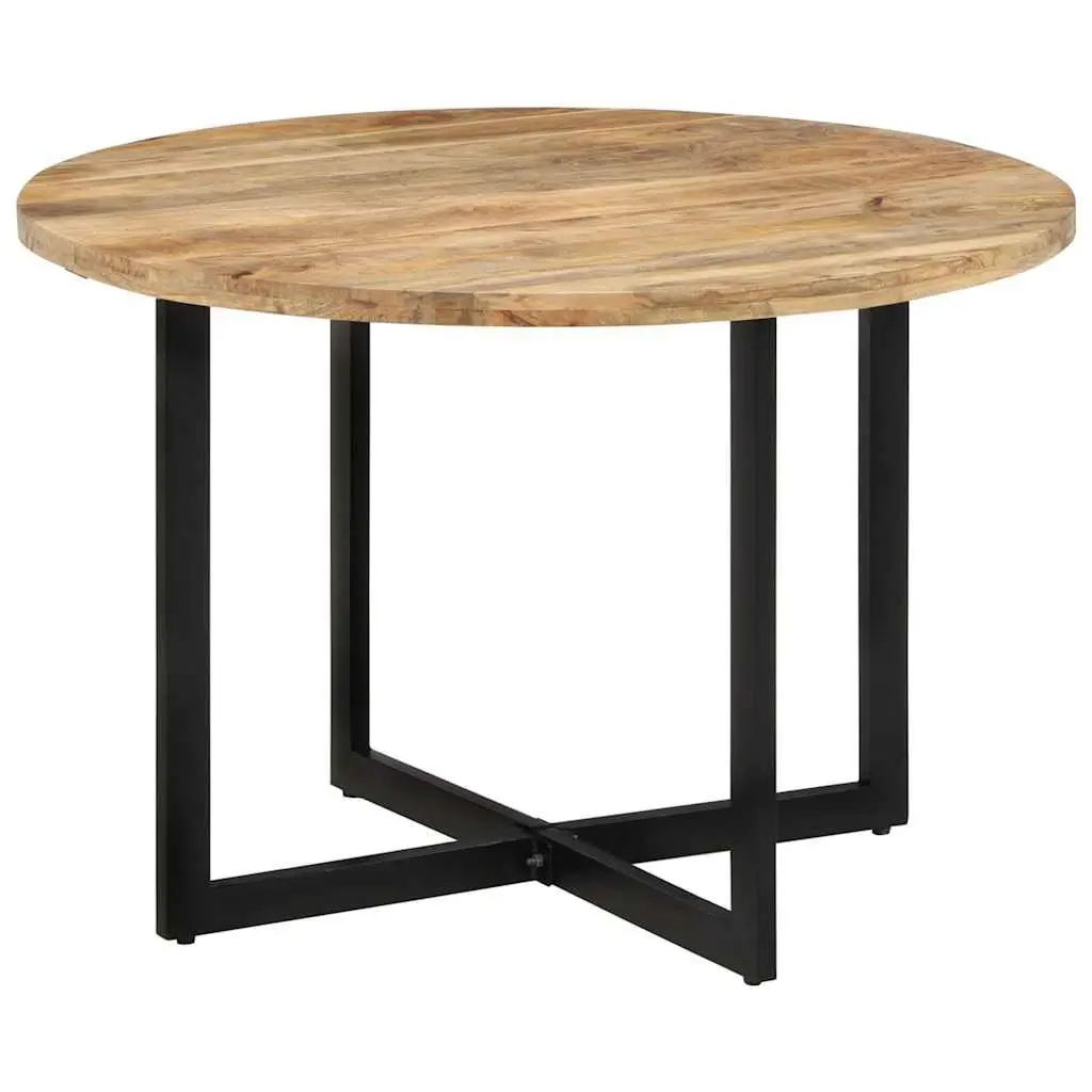 Dining Table 110x75 cm Brown Solid Wood Mango Kitchen Room Furniture Sturdy