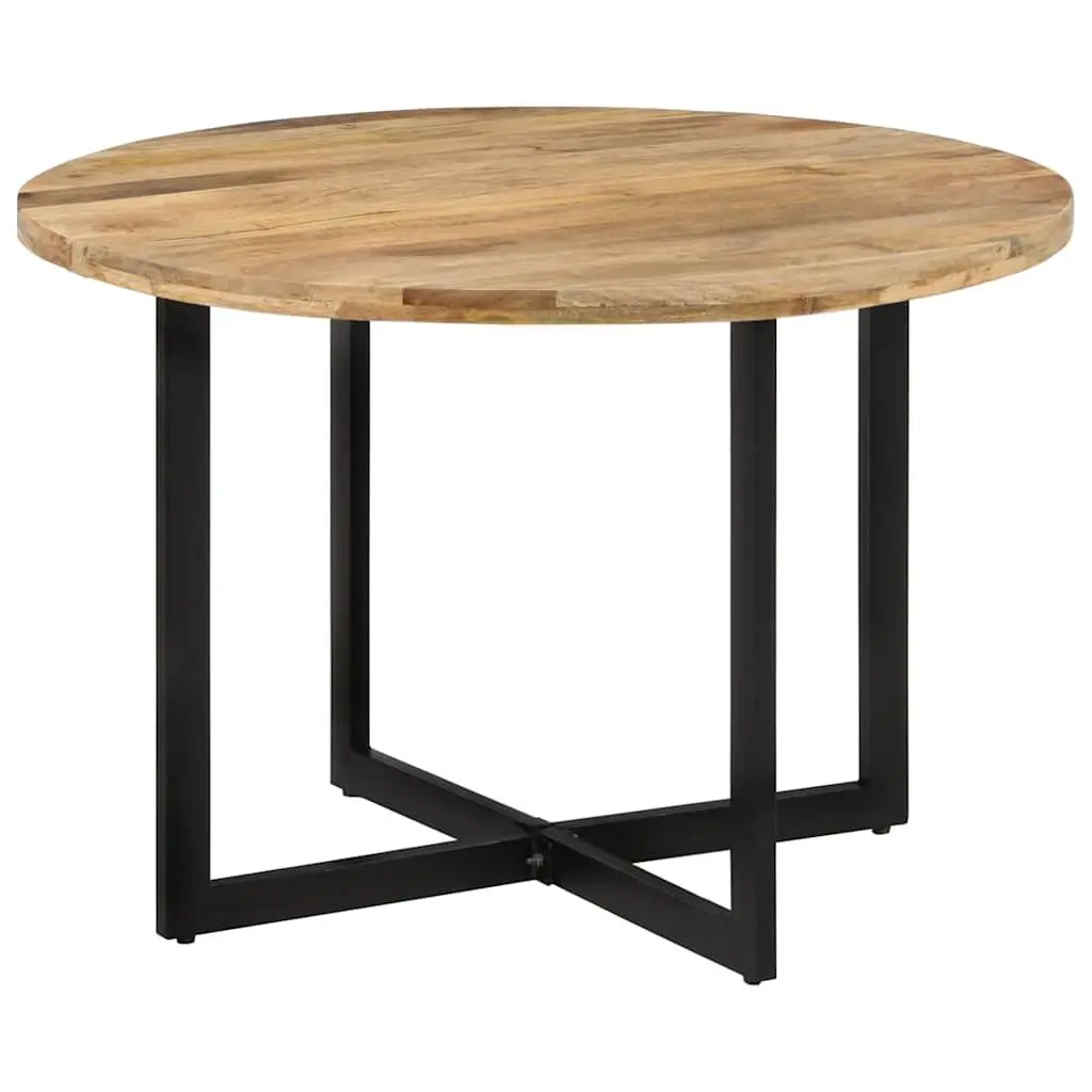 Dining Table 110x75 cm Brown Solid Wood Mango Kitchen Room Furniture Sturdy