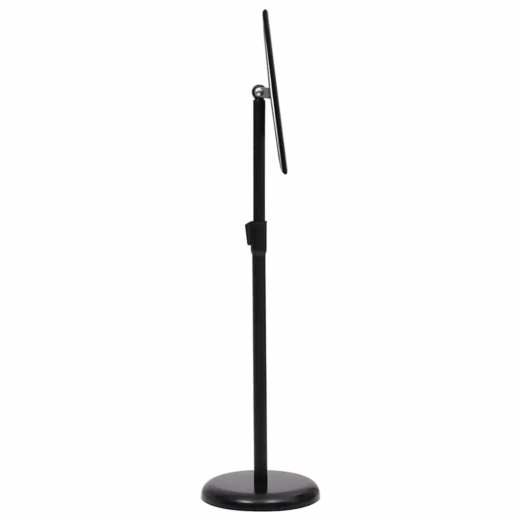 Poster Stand 2 Pieces Black 45 x 32.7 x 108 cm Aluminium Frame Height Adjustable
