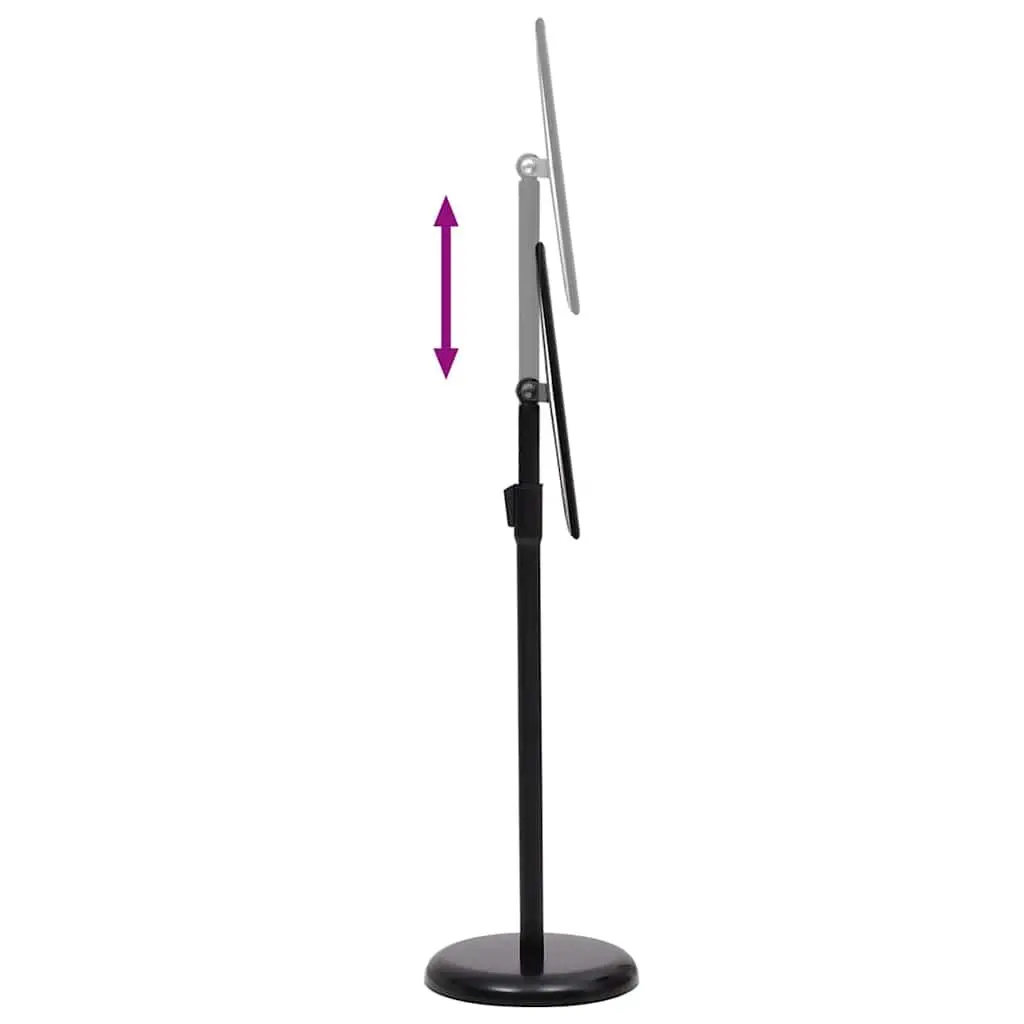 Poster Stand 2 pcs Black 32.7 x 24 x 108 cm Height-Adjustable Rotatable Display