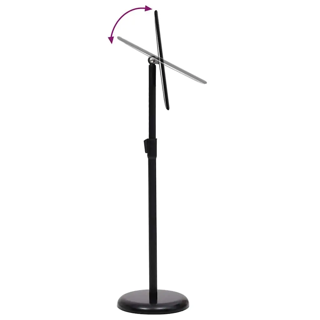 Poster Stand 2 pcs Black 32.7 x 24 x 108 cm Height-Adjustable Rotatable Display