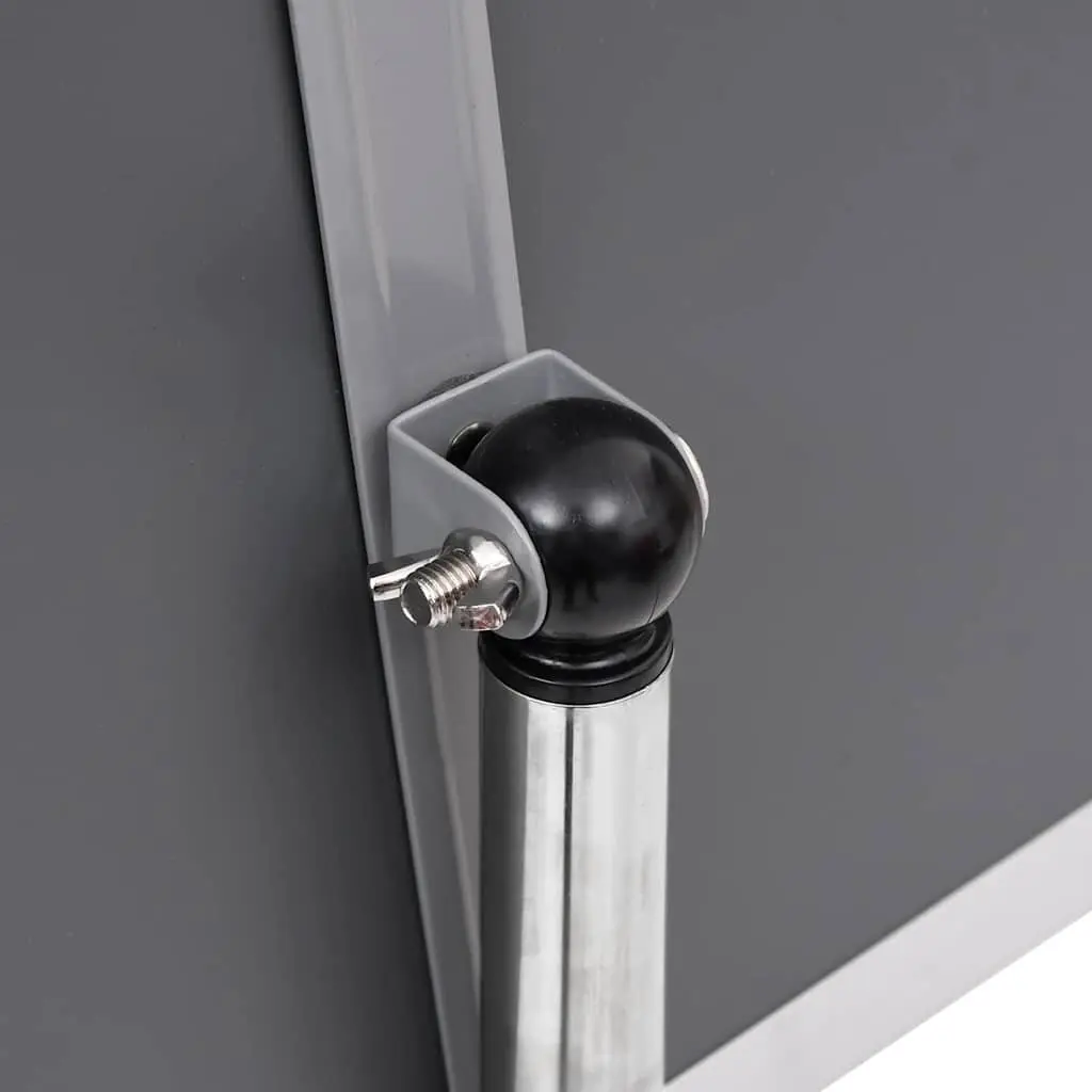 Silver Adjustable Poster Stand 2 Pack with Rotatable Frame