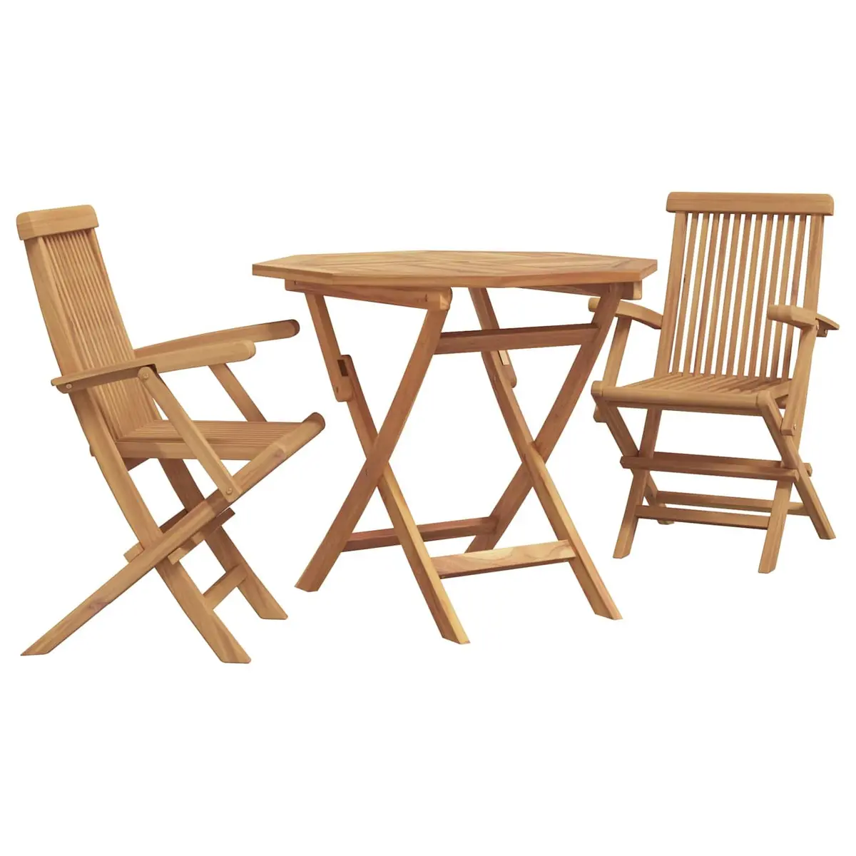 3-Piece Acacia Wood Garden Dining Set