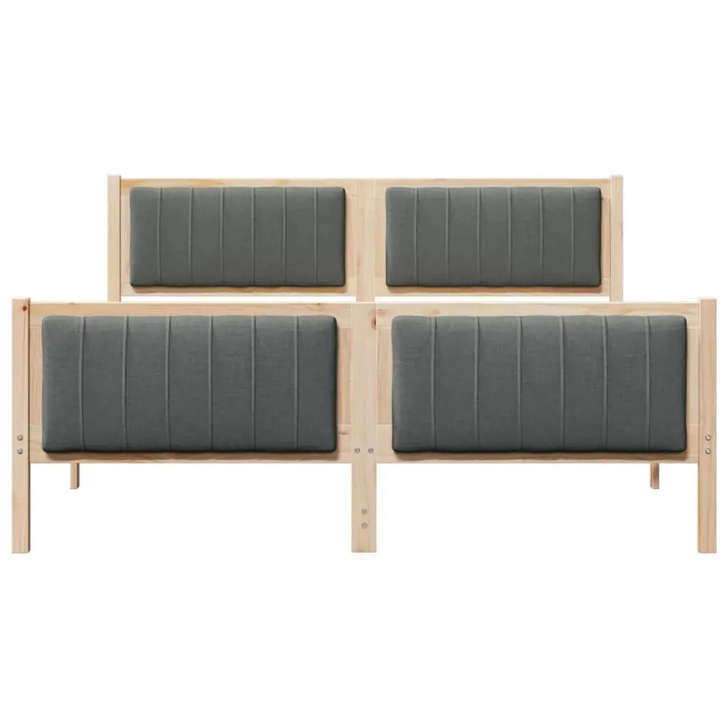 Solid Pine Wood Platform Bed Frame 150x200cm