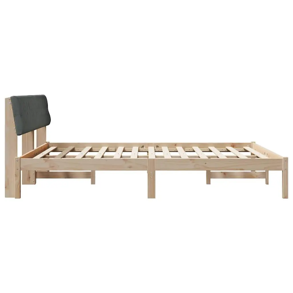 Solid Pine Platform Bed Frame 180 x 200 cm