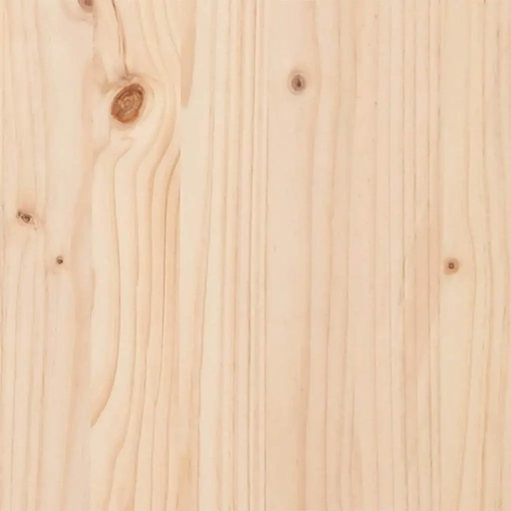 Solid Pine Wood Bed Frame 180 x 200 cm with Headboard