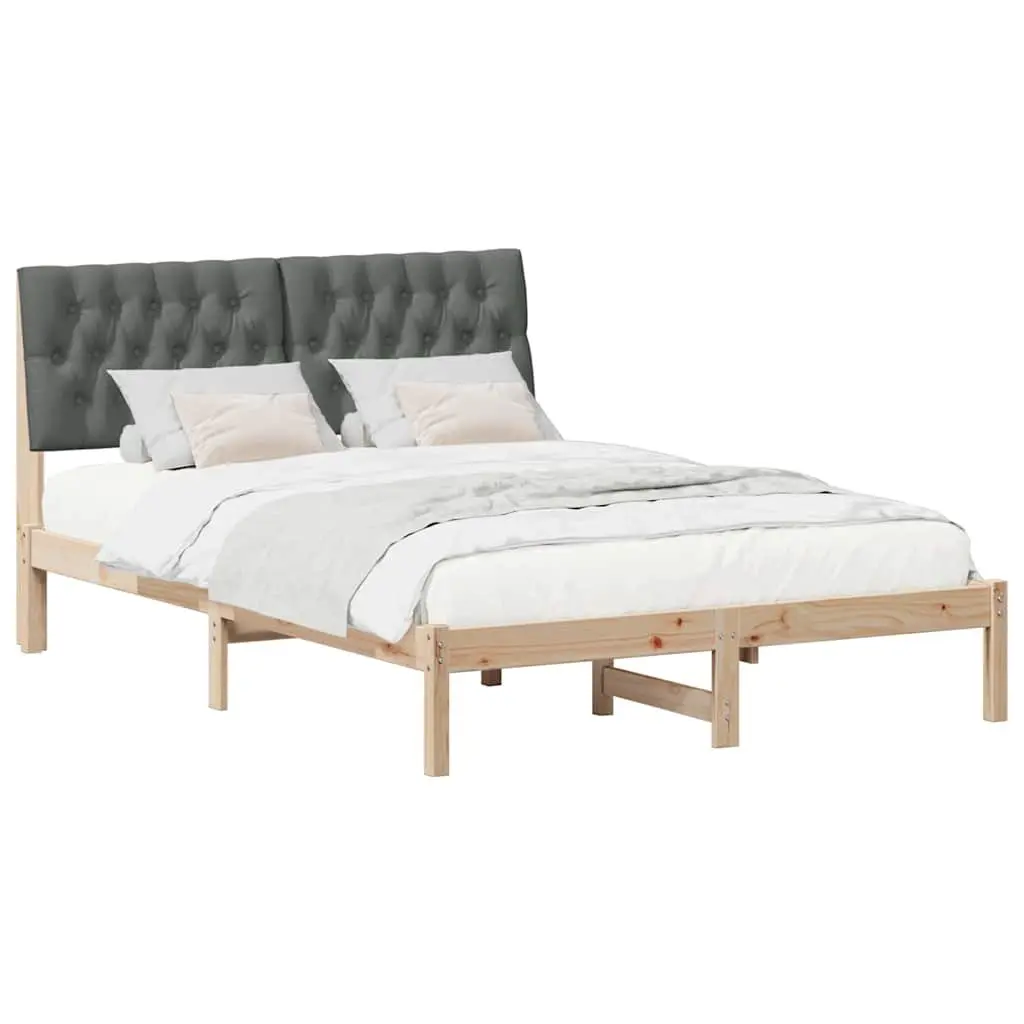 Bed Frame with Durable Upholstered Headboard