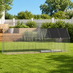 Durable Silver Galvanised Steel Small Animal Cage Set