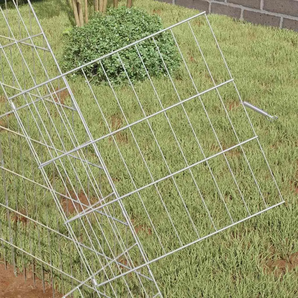 Galvanised Steel Chicken Cage 110x100x85cm for Outdoors