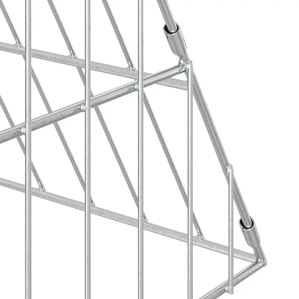 Galvanised Steel Chicken Cage 110x100x85cm for Outdoors