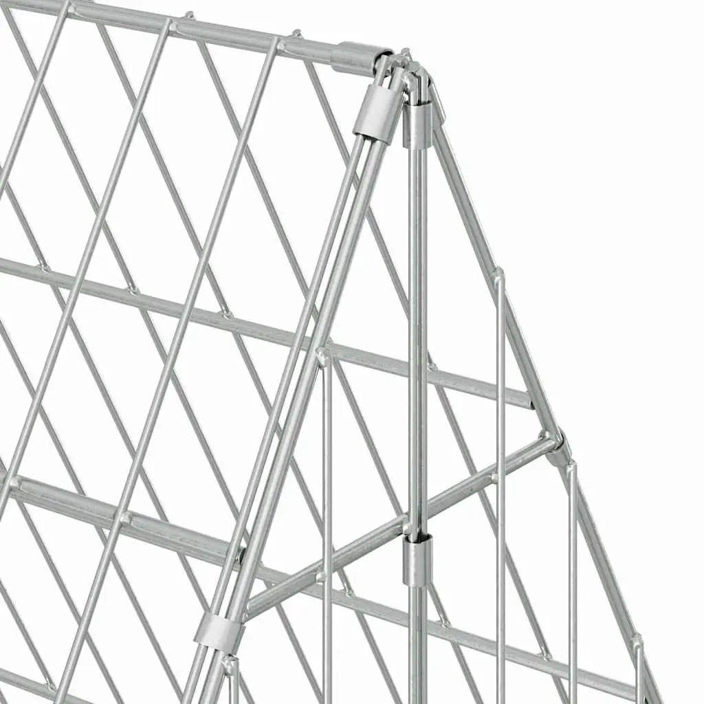 Galvanised Steel Chicken Cage 110x100x85cm for Outdoors