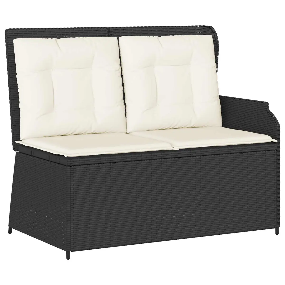 Garden Bench with Cushion for Outdoor Relaxation