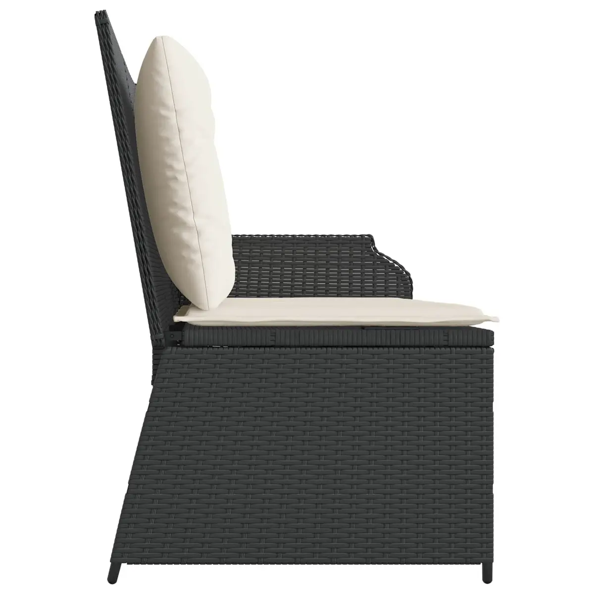 Garden Bench with Cushion for Outdoor Relaxation