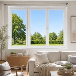 Durable Grey Frosted Self-Adhesive Window Film 90x1000cm
