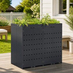 Premium Wheelie Bin Storage Enclosure for 2 Bins