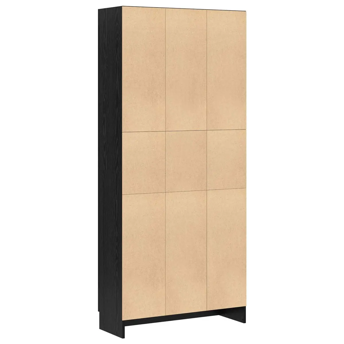 Book Cabinet Engineered Wood 82.5 x 30.5 x 185 cm Black