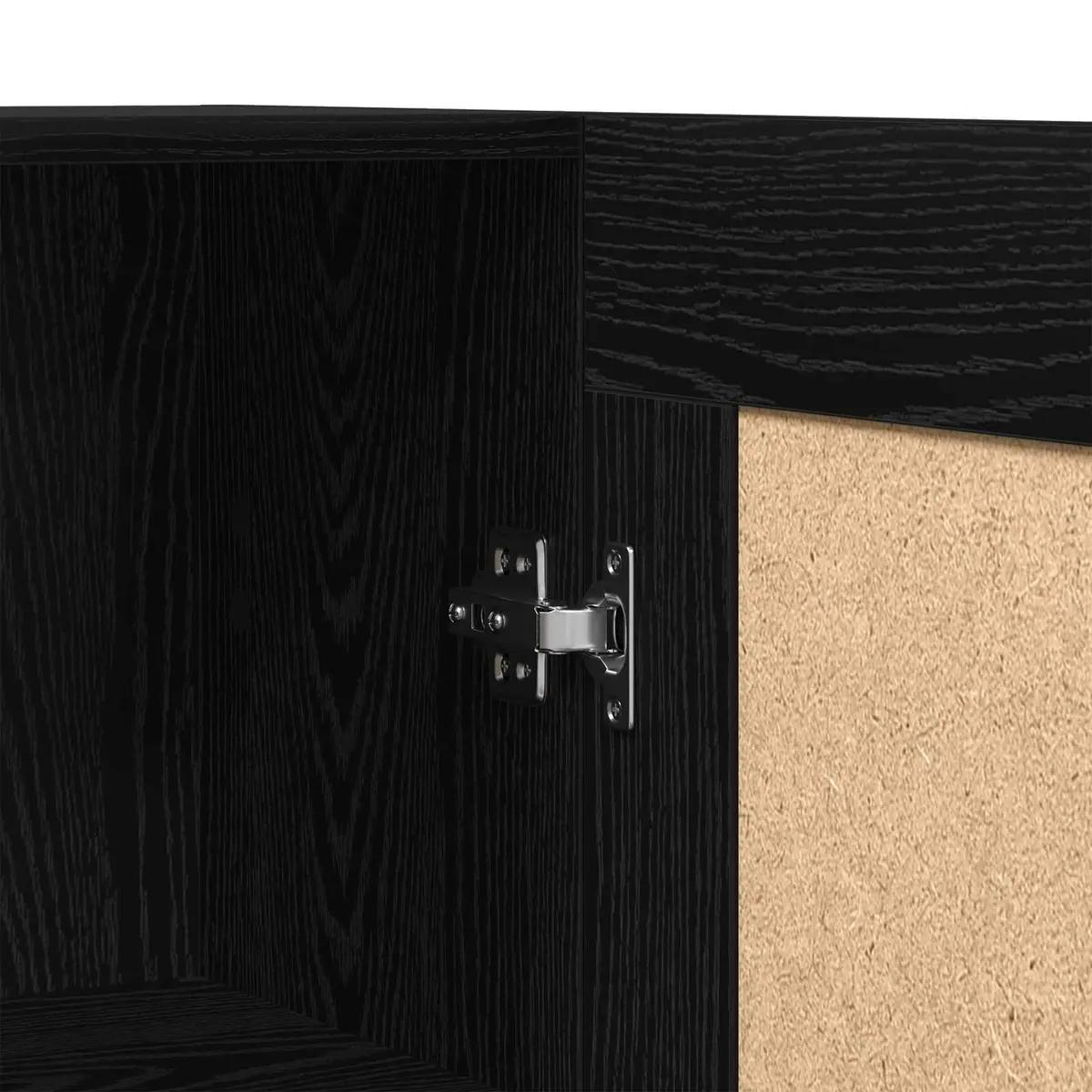 Book Cabinet Engineered Wood 82.5 x 30.5 x 185 cm Black