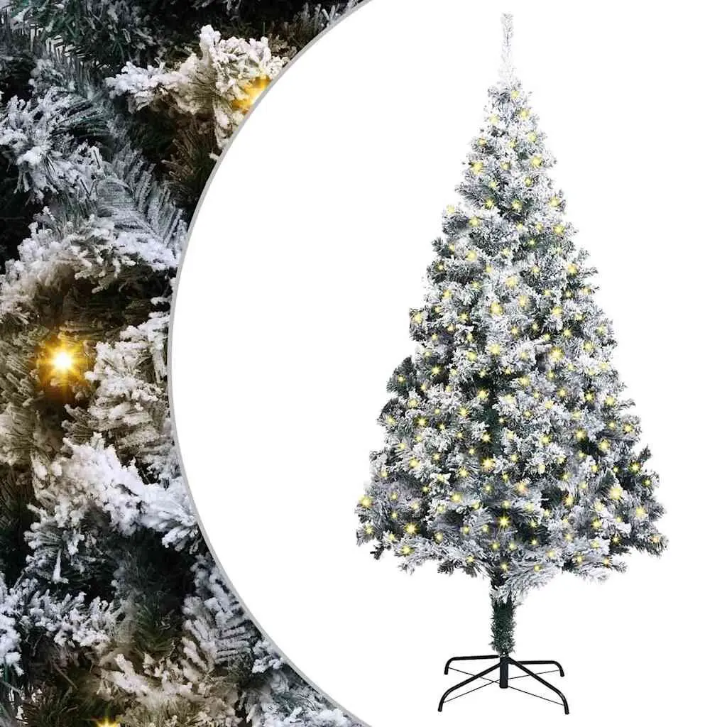 400cm Green Cone Shaped Pre-lit Christmas Tree