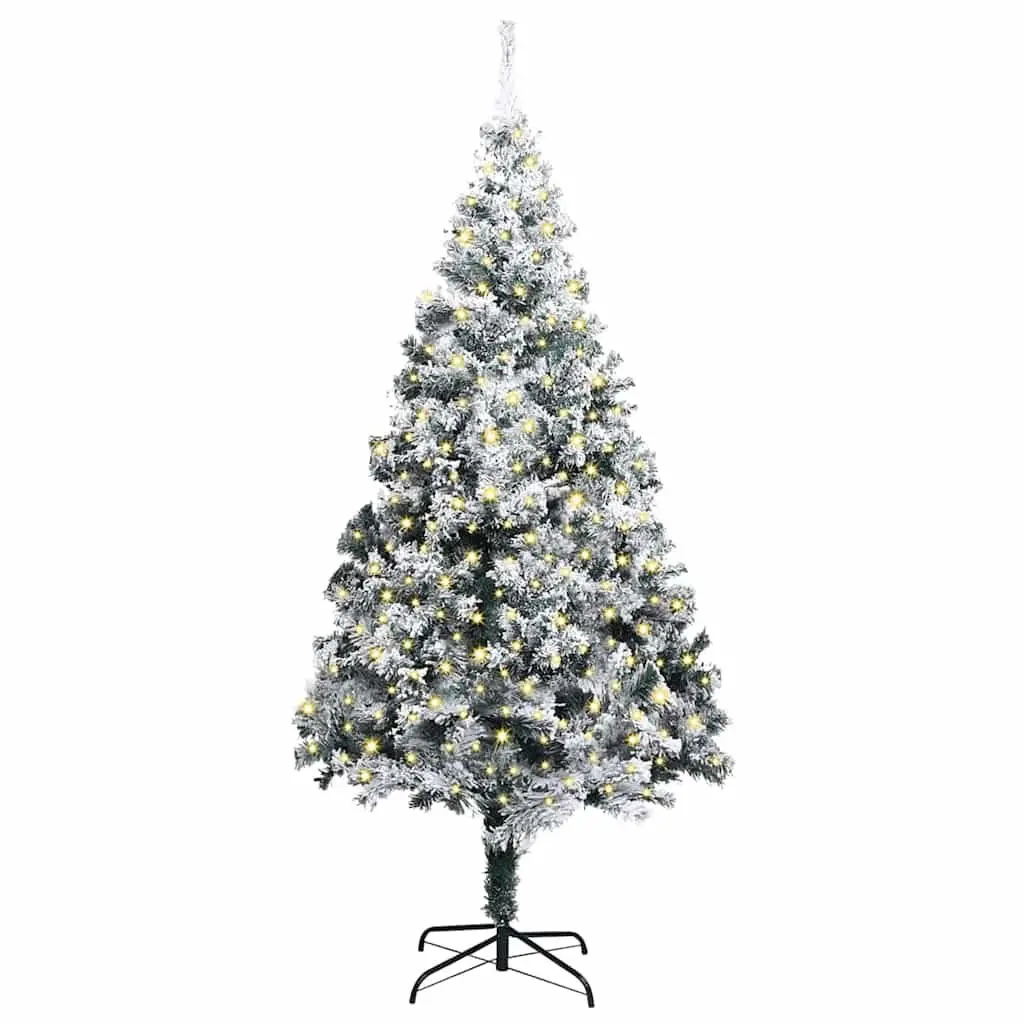 400cm Green Cone Shaped Pre-lit Christmas Tree