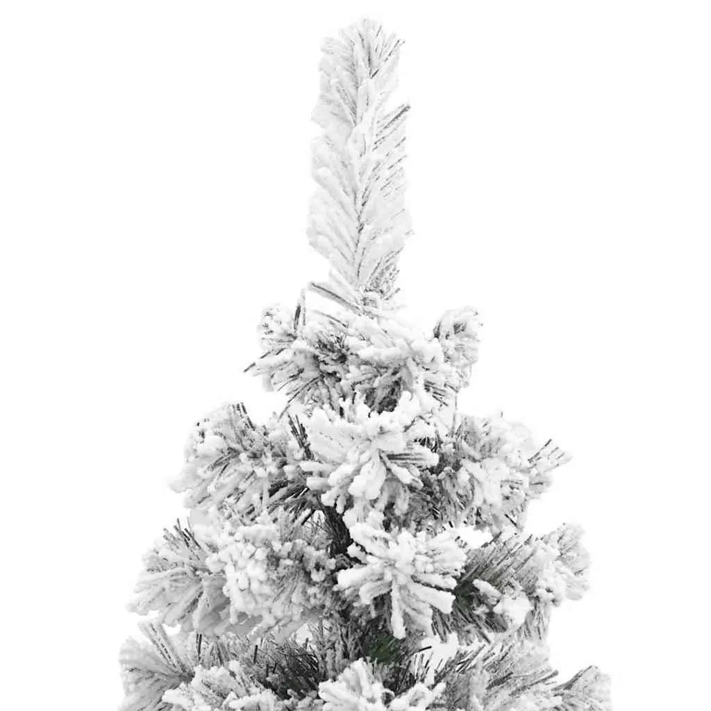 Artificial Christmas Tree PVC 240cm Green Cone with 300 LED Lights