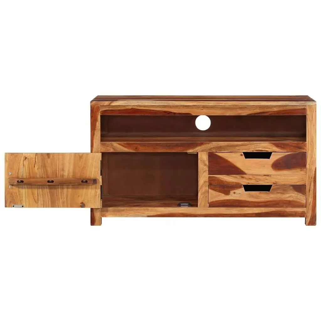 Solid Acacia Wood TV Cabinet 90x34.5x50 cm Lowboard