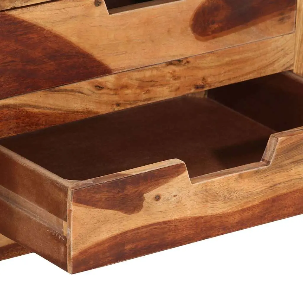 Solid Acacia Wood TV Cabinet 90x34.5x50 cm Lowboard