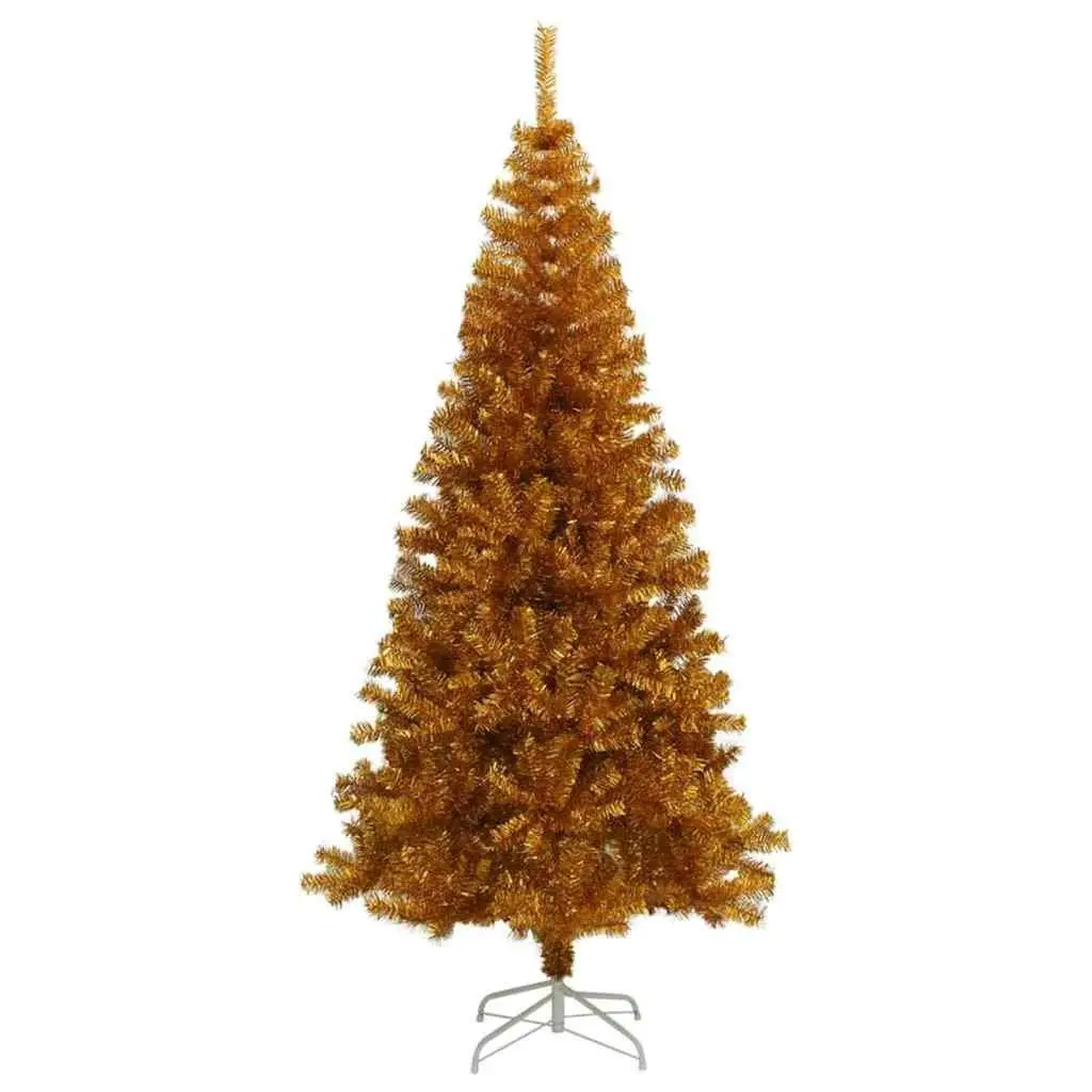 Artificial Christmas Tree PVC 180cm Gold Cone Shape Indoor Outdoor
