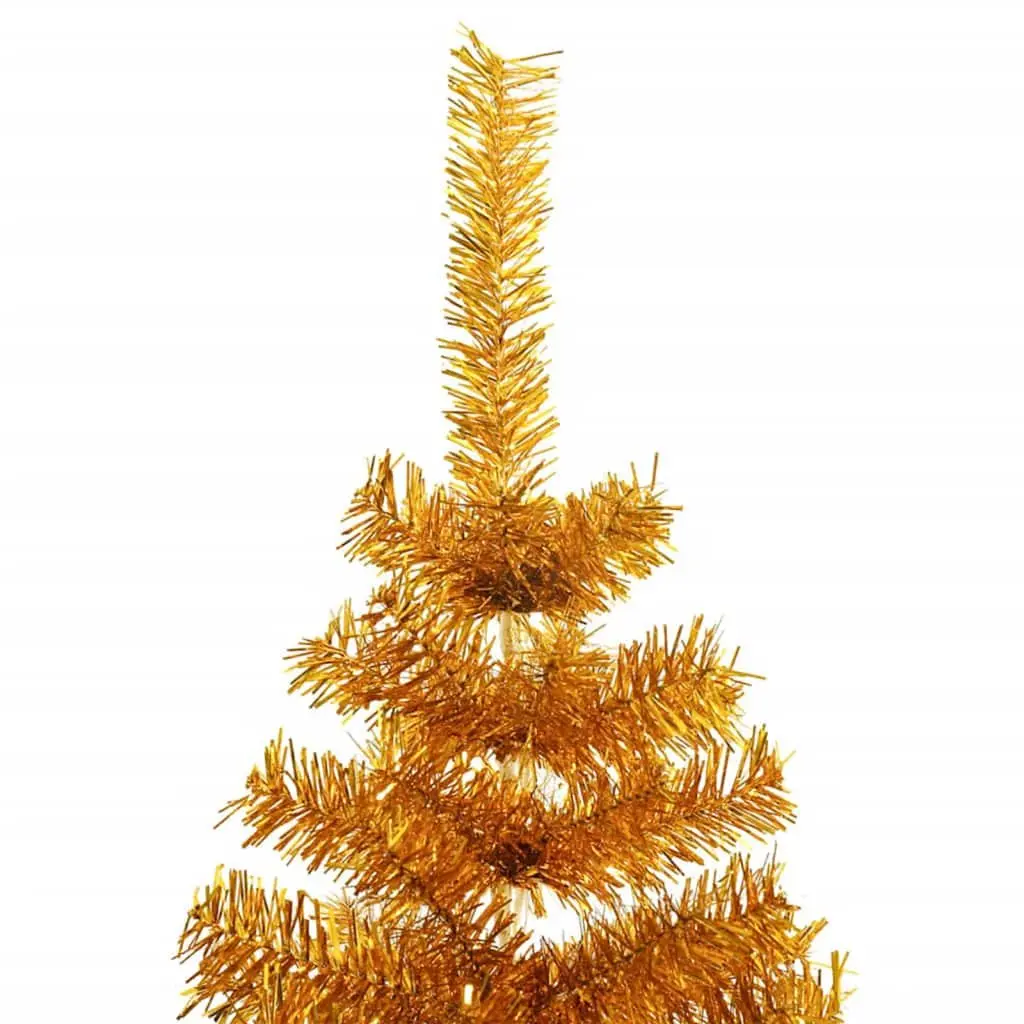 Artificial Christmas Tree PVC 180cm Gold Cone Shape Indoor Outdoor