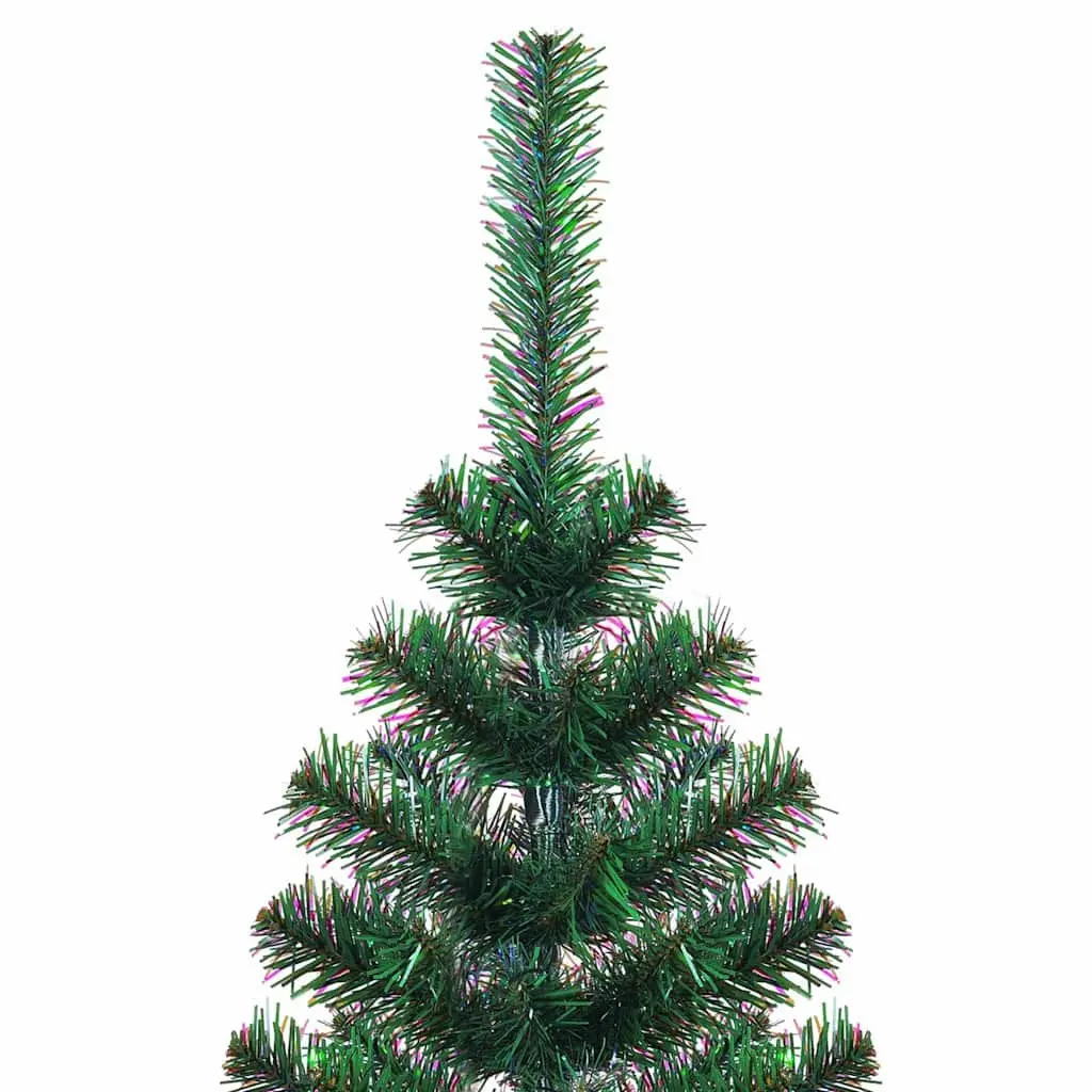 Artificial Christmas Tree PVC 210cm Green Cone LED Lights