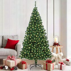 Sturdy 180cm Green Artificial Christmas Tree for Festive Decor