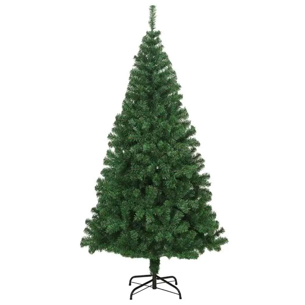 Artificial Christmas Tree PVC Plastic 180cm Green Cone Shape Seasonal Home Decoration
