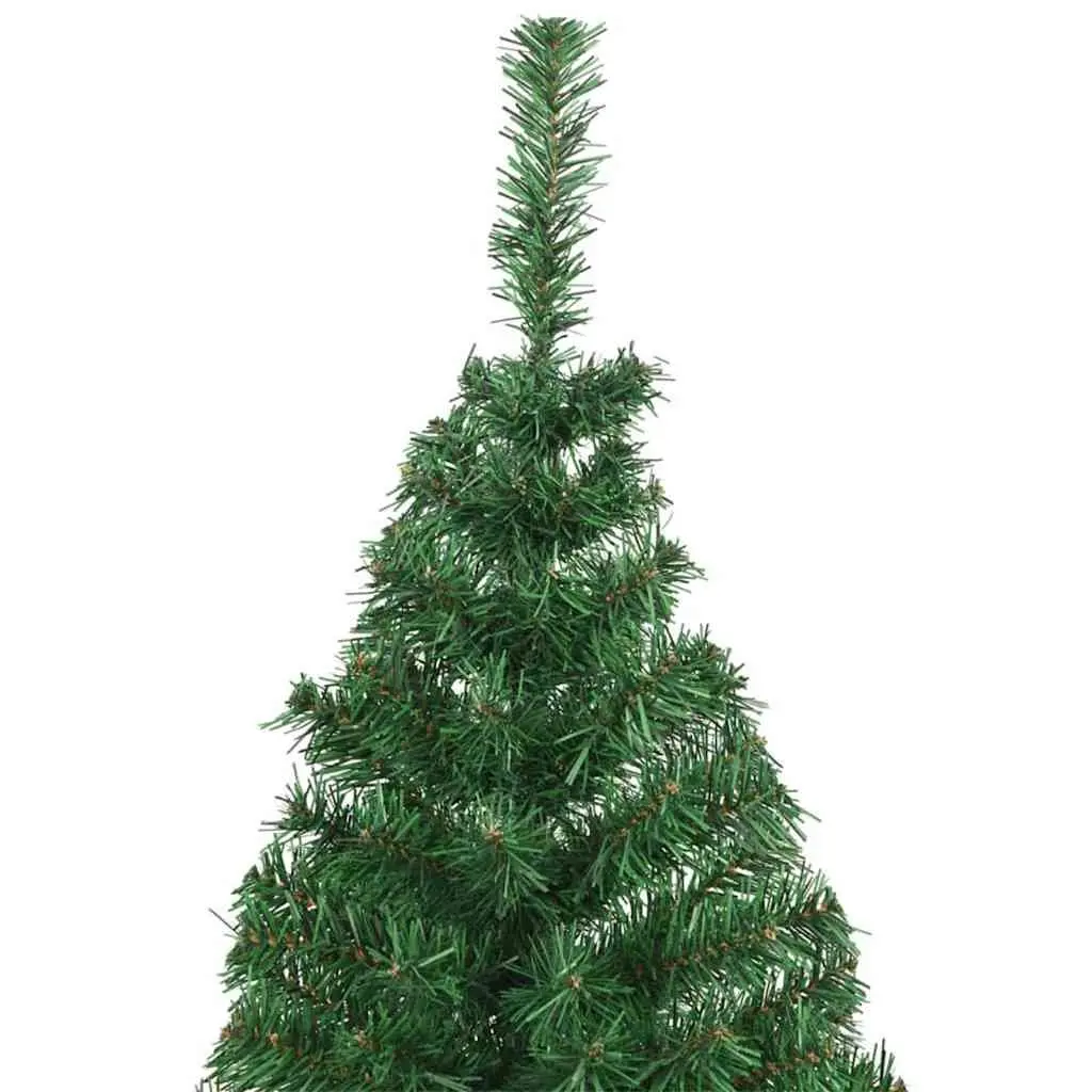 Artificial Christmas Tree PVC Plastic 180cm Green Cone Shape Seasonal Home Decoration