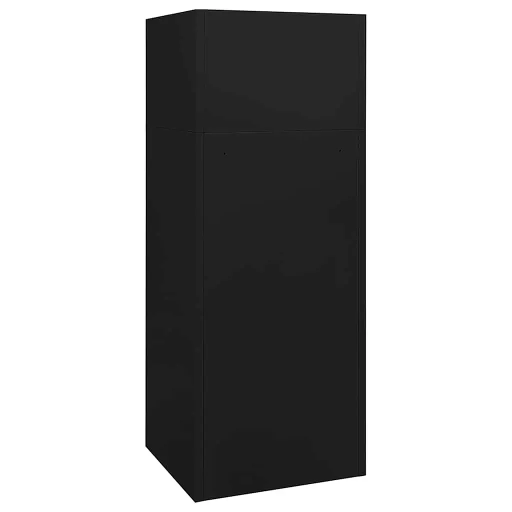 Saddle Cabinet Steel 53x53x140cm Black