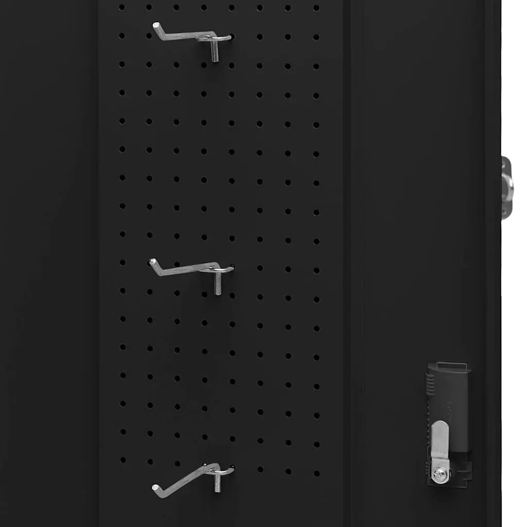 Saddle Cabinet Steel 53x53x140cm Black