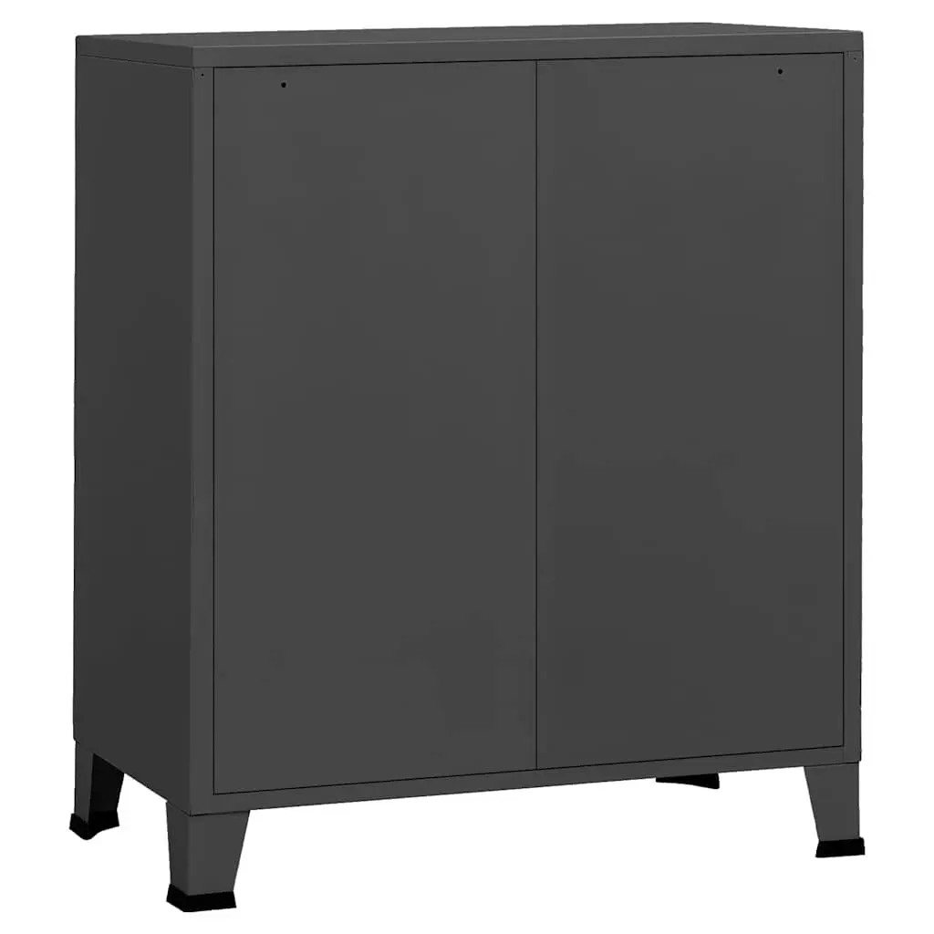 Metal Drawer Cabinet 4 Drawers Anthracite