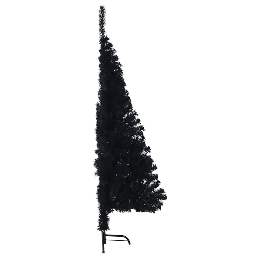 Black Cone Christmas Tree 150cm with LED Lights