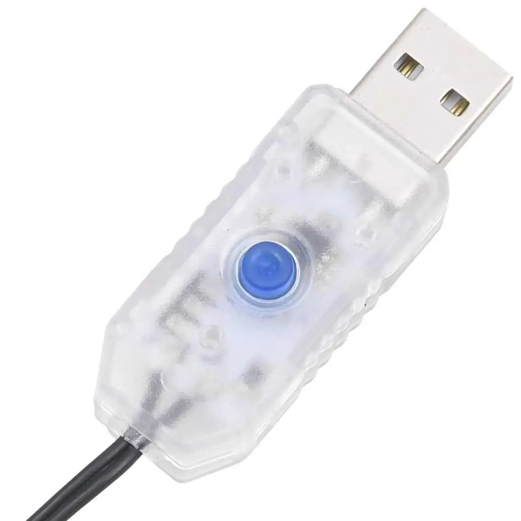 Black Cone Christmas Tree 150cm with LED Lights