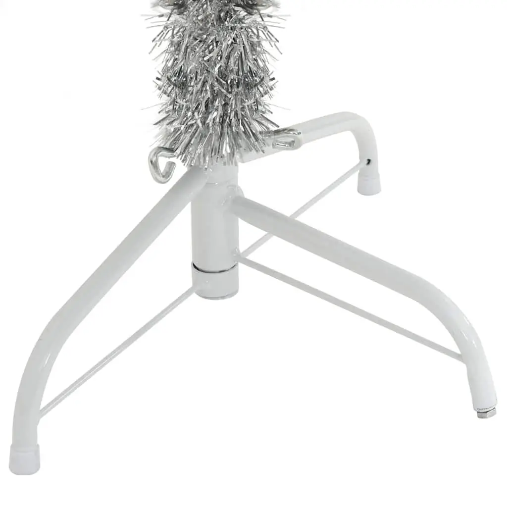 180cm Silver Cone Pre-lit Christmas Tree