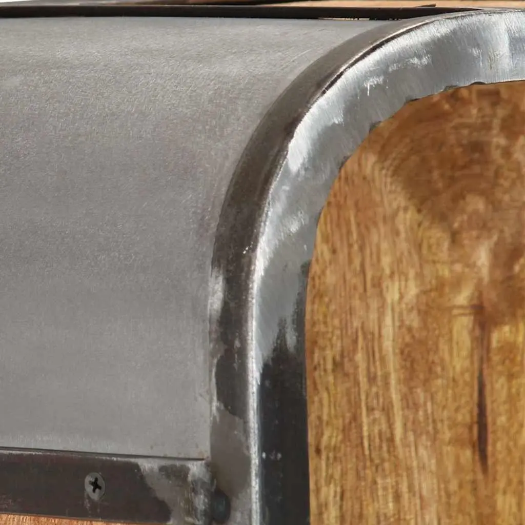 Solid Wood Highboard Storage Cabinet with Drawers