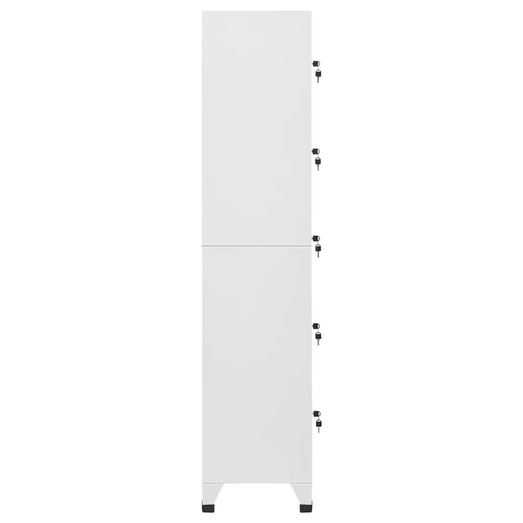 Grey Steel Locker Cabinet for Secure Storage