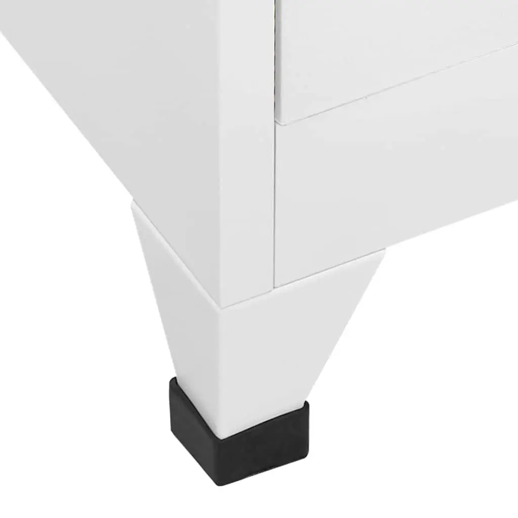 Grey Steel Locker Cabinet for Secure Storage