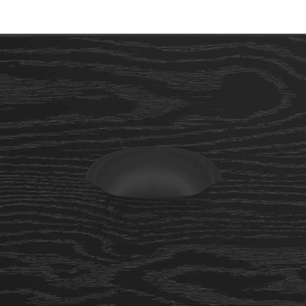 Sideboards Engineered Wood 70 x 35.5 x 67.5 cm Black Set 2 pcs